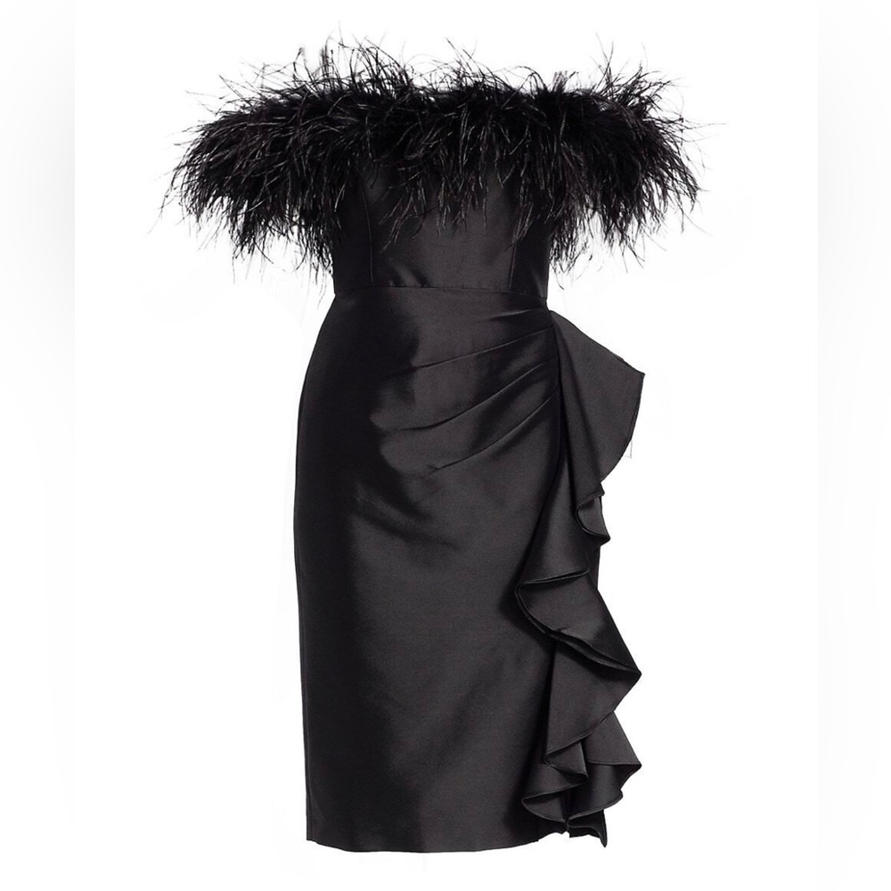 🎉 NWT Badgley Mischka Cocktail Dress | Black | Size 0